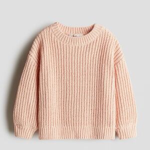 H&M Girls Soft Chenille Knit Sweater